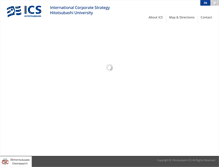 Tablet Screenshot of ics.hit-u.ac.jp